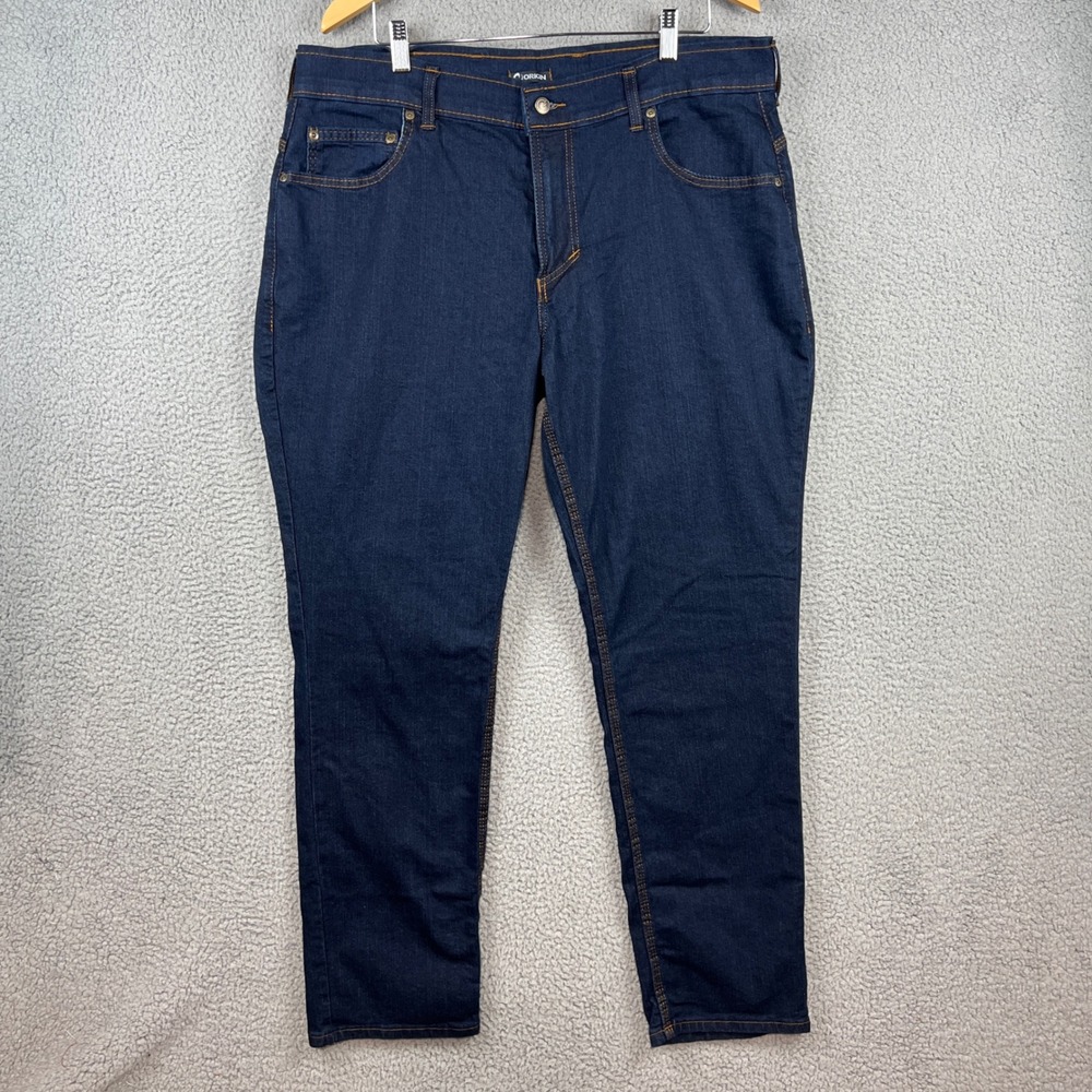 Origin Delta 68 Fighter Fit Jeans Mens 38x32 Indigo Blue Performance Denim USA